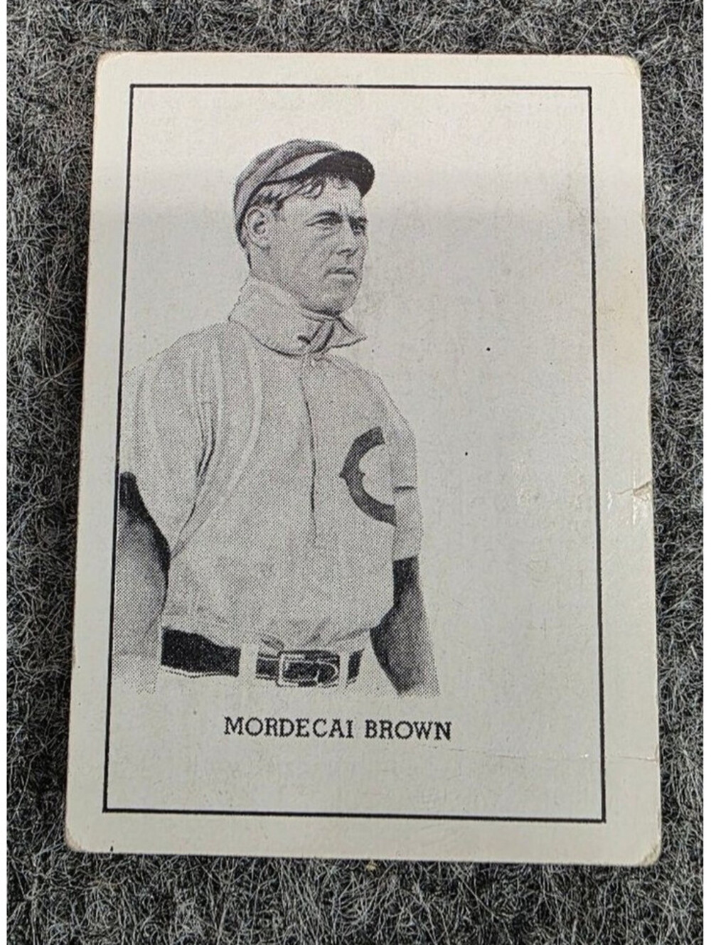 Mordecai Brown 1950 E.C. Callahan Baseball Card